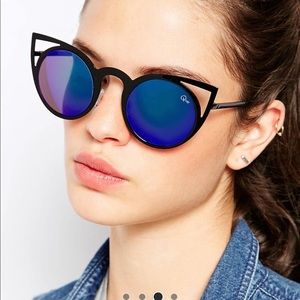 Quay “Invader” Cat Eye Sunglasses - Mirror lens!